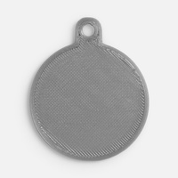 Подвеска Round, 3D-печать, серая