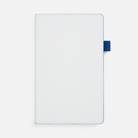 Ежедневник White Shall, недатированный, бело-синий