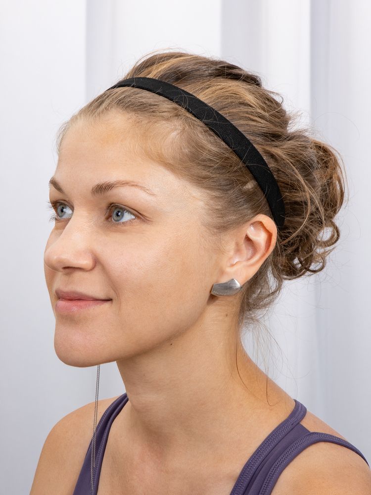 Повязка-резинка на голову Headway, черная Повязка-резинка на голову Headway, черная