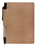 Мини-блокнот Eco Light с ручкой с черными элементами