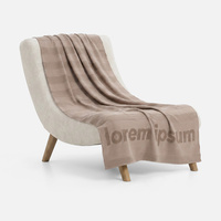 Плед на заказ Pleat Grand Plus, 1 цвет, S, акрил