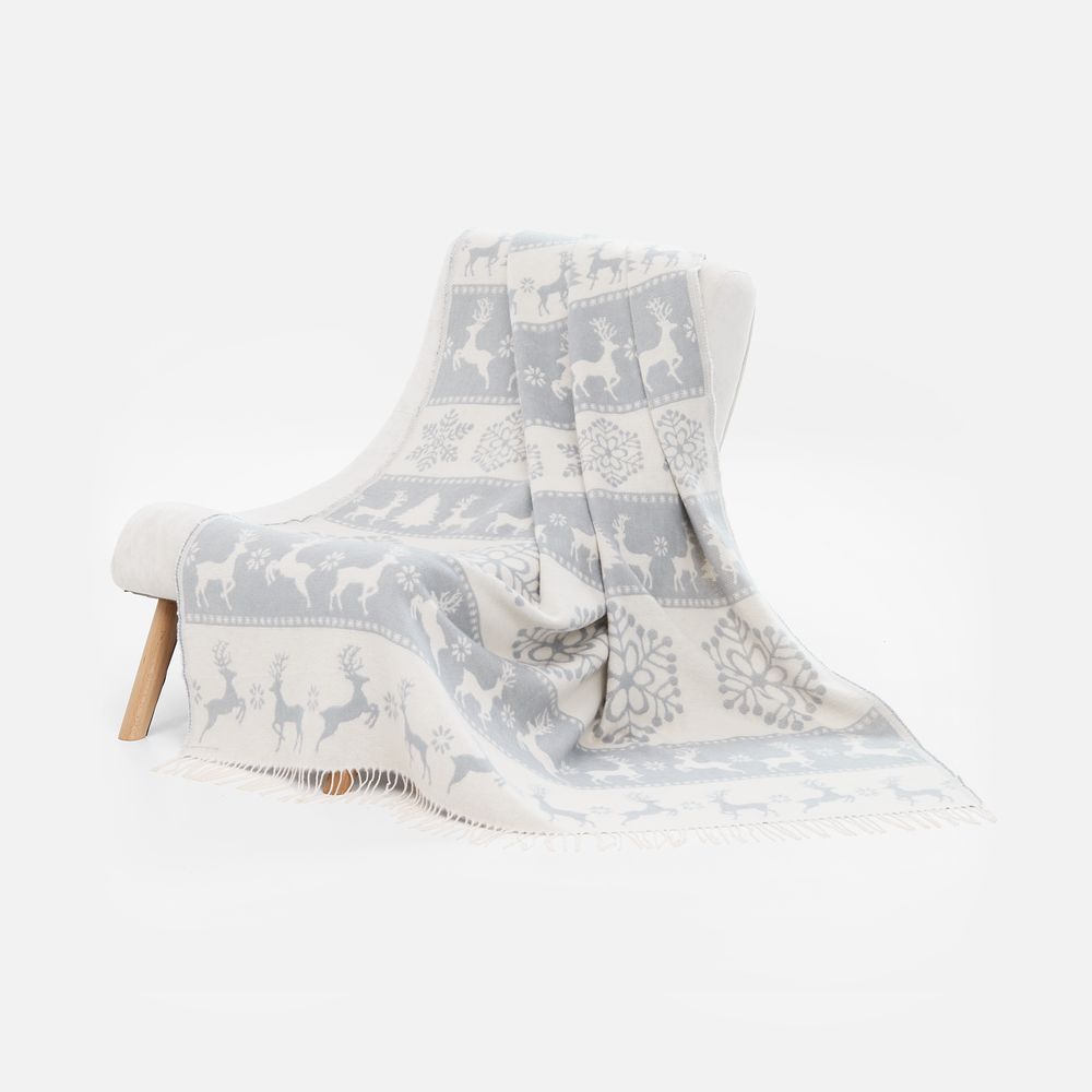 Плед «Скандинавия», серый Плед «Скандинавия», серый