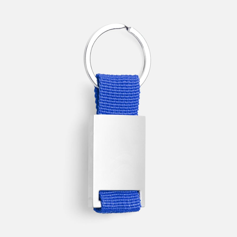 Брелок Inlet с тканевой вставкой, синий Брелок Inlet с тканевой вставкой, синий