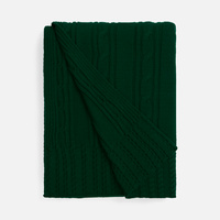 Плед Remitti, темно-зеленый (хвойный) Плед Remitti, темно-зеленый (хвойный)