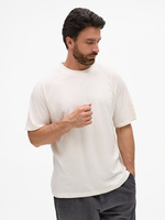 Футболка унисекс оверсайз T2, молочно-белая