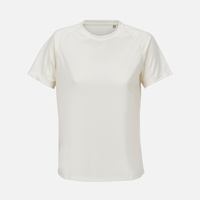 Футболка спортивная женская Vortex Women, молочно-белая