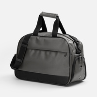 Спортивная сумка Atlantes, серая с черным Спортивная сумка Atlantes, серая с черным