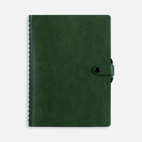 Ежедневник Strep Front на заказ, недатированный, зеленый