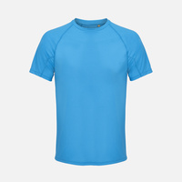 Футболка спортивная унисекс Vortex, ярко-бирюзовая